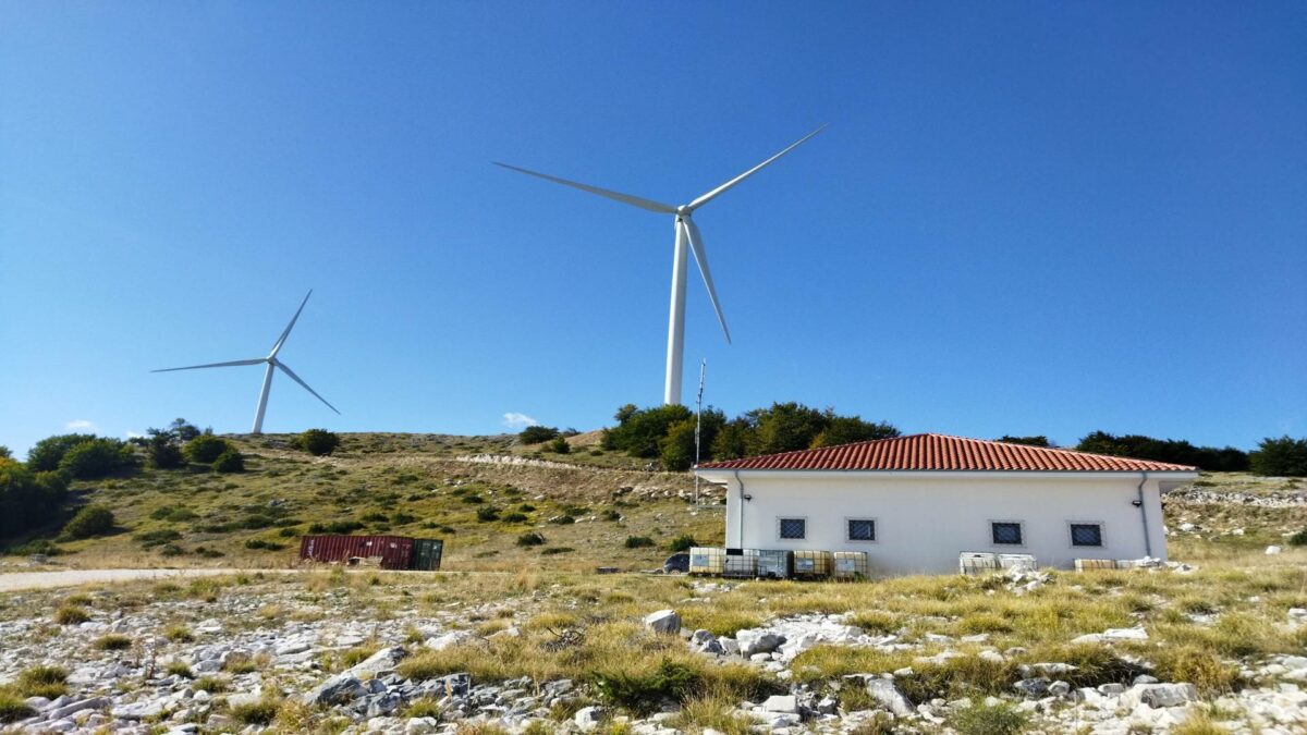 wind turbines